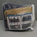 H.VERSAILTEX Sofa Cover 3 Piece T Cushion Loveseat Slipcovers Thick Velvet Couch Cover Furniture Protector Stretch T Cushion Sofa Covers for 2 Cushion Couch with 2 Individual T Cushion Covers, Navy