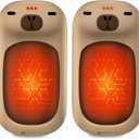 Capybara AI Hand Warmers Rechargeable 2 Packs 24 Hrs Long Safe Pocket-Size AI Smart Chips Electric Heater Cute Animal Gifts for Kids Women Men Outdoor Indoor Essentials (Brown)