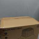 VIODAIM Solar Post Cap Lights 4x4 5x5 6x6, Waterproof Firefly, 8-Pack