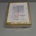 upsimples 8x10 Picture Frame Set of 5, Display Pictures 5x7 with Mat or 8 x 10 Without, Wall Gallery Photo Frames, Gold