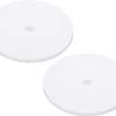PATIKIL 7 Inch Heavy Rotating Swivel Stand, 2Pcs 360 Rotation Lazy Susan Turntable with Steel Ball Bearings for Model Base Rotating Plants TV Computers Monitors, White