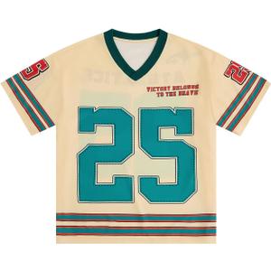 Men's Plus Size Jersey T-Shirts Number Graphic Tees Short Sleeve V Neck Tee Shirt (3X-Large)