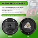 Heavy Duty Spindle Assembly 107-8504 285-881 Replacement for Toro Z Master Zero Turn Mowers Z400 Z410 Z450 Z500 Z528 Grandstand 48" 52" 60" Deck