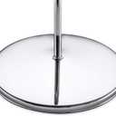 Polmart 3-Tier Spinning Display Stand Heavy Duty Adjustable Countertop Stand for Retail, Jewelry, Cosmetics, Crafts Sturdy Metal Base 360 Rotating Tiers with Height Adjustable (Silvery)