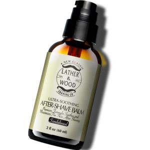 Best Aftershave Balm, Sandalwood Scent, Premium Aftershave Lotion, Soothes and Moisturizes Face after shaving, Does Not Dry The Skin, Eliminates Razor Burn For A Silky Smooth Finish …