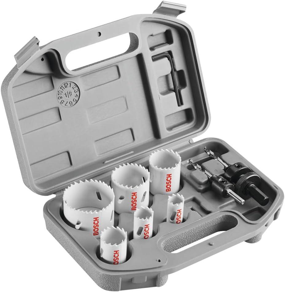 Bosch HSBIM9 9 pc. General-Purpose Bi-Metal Hole Saw Kit