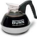 BUNN 12 Cup Easy Pour Commercial Decanter with Handle (3 Pack), Black