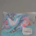 Yonique 3 Piece Athletic Tankini Swimsuits for Women with Shorts Swim Tank Tops with Sports Bra and Boyshorts Bathing Suits (Large, Aqua Colorful Floral)