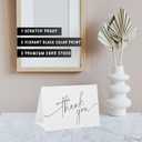 Layneria 100 Bulk Thank You Cards with Kraft Envelopes and stickers - 4 Minimalistic Designs Blank Thank You Notes with Envelopes for business Wedding Bridal Gift Baby Shower Business Graduation