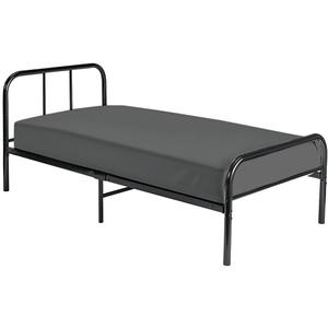 Cot Fitted Sheet 25 x 75, 100% Egyptian Cotton, 1 PC Cot Size Bottom Sheet Only, Perfect for Narrow Twin, Camp Bunk, Army Cots, Trifold Mattress, Camping Cot, Guest Bed Replacement(Dark Grey)