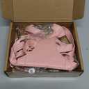 Dog Harness and Leash Set, XXS No Pull Adjustable Puppy Harness with Multifunction Pink Dog Leash and Dog Collar, Soft No Choke Escape Proof Pet Harness Vest for Small Dogs and Cats (Pink, S) (S(9-17.5lb))