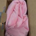 MIULEE Velvet Throw Pillow Covers 18x18 Inch, Pack of 2 - Bright Pink, Soft Solid Decorative Pillow Covers Cushion Cases Modern Luxury Valentines Home Decor for Spring Couch Sofa Bedroom Livingroom