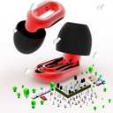 Moment Earplugs for Music Festival - Reusable High-Fidelity Ear Plug for Concert, Musicians, Live Events, Sports, DJs and Nightlife - Certified Hearing Protection - 13 dB NRR (Teal, Pack of 1)