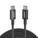 Anker USB C to USB C Cable, Type-C Charging Cord Fast Charge(10FT,100W), for iPhone 17/17 pro, MacBook and More(Black)