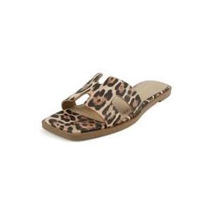 Soda Casual Sandals, Leopard Size 10