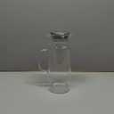 Jugs Cool Water Jug Set Heat-Resistant Glass Jug Multi-Purpose Jug Jug with Lid Large Capacity Jug Transparent Jug Filter Tea Jug 1300ml 1700ml (Color : Clear Size : 10 * 22 * 9cm)
