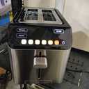 Chefman Smart Touch 2 Slice Digital Toaster, 6 Shade Settings, Touchscreen Controls, Extra-Wide Slots for Thick Breads & Bagels, +10 Seconds, Defrost, Removable Crumb Tray – Stainless Steel