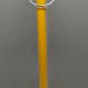 Telescopic Pool Rescue Hook with Pole, 4ft-21ft Adjustable Duty Pool Pole, Adjustable Heavy Duty Fiberglass Telescoping Ring, Specialised Emergency Rescue Equipment for Drowning Victims ﻿ (256IN-Yellow)