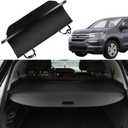 Cargo Cover for Honda Pilot 2016-2022 Accessories Rear Trunk Cover Rear Trunk Security Cover Shielding Shade, Black