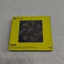 CORSAIR RS140 140mm PWM Fan  Daisy-Chain Connection  Low-Noise  Magnetic Dome Bearing  Single Pack  Black (1 x 140mm)