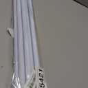 2 Complete Spring Tension Curtain Rods (6 Sections Total) - 33 to 59 Inches, Adjustable Curtain Rods No Drilling Spring Loaded Curtain Rods for Windows Doors, White