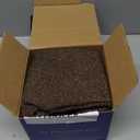 MIULEE 22x22 Inch Decorative Euro Sham Pillow Covers for Couch Bed Set of 2 Textured Boucle Neutral Throw Pillow Covers Dark Brown Accent Solid Vintage Pillowcases Sofa Living Room Home Decor