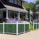 Artificial Ivy Privacy Fence Screen, 120x40 inch Dense Leaf Green Ivy Wall Panel, Super Privacy Greenery Backdrop Faux Ivy Greenery for Patio, Balcony, Garden, Backyard Indoor Outdoor Decor