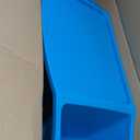 Mind Reader Kids Lap Desk, Activity Tray, Drawing, Stackable, Portable, Plastic, 22.25" L x 10.75" W x 8.5" H, Blue