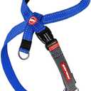 EzyDog Crosscheck No Pull Dog Training Harness  2-in-1 Escape Proof Reflective Dog Harness for Easy Controlled Walks (XS, Blue)