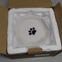 6 Pack Cat Food Bowl, Ceramic Cat Bowls, Anti Whisker Fatigue Cats Bowl Set, 5.9 Inches Shallow Wide Kitten Plates for Food and Water