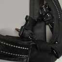 EXCELLENT ELITE SPANKER No Pull Dog Harness Step-in Adjustable Reflective Vest Soft Padded Easy Pet Chest Strap with Leash Clips for Small Medium Large Dogs Walking Training(Black-S)