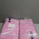 12 Pack Extra Large Moving Bags, Heavy Duty Packing Bags with Zippers and Handles for Space Saving, Clothes Storage, College Essentials, Travel, Pink