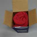 MIULEE Red Christmas Throw Pillow Covers 18x18 Set of 2 Decorative Farmhouse Couch Throw Pillows Boho Shells Cute Soft Plush Wool Winter Pillowcases for Bedroom Living Room Sofa