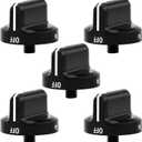 AMI PARTS 316564511 Gas Stove Knobs Replacement for Frigidaire Gas Range Stove Control knobs A026804 knobs Electric Universal Stove Oven Parts AH2364186, AP4433359, EA2364186(Black)