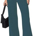TERIVEEK Women Foldover Wide Leg Pants Summer Outfits, Medium