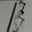 Set of 2 Large Twisted Wall Candle Holders, 23.5" Black Metal Candle Sconces for Wall Mount, Decorative Candle Holders for Bedroom, Dining Room, or Living Room Decor