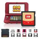 2026 Newest208 in 1 Super Combo Game Cartridge, Retro Game Pack Card Compilation with 208 Games