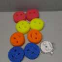 Scrub Dish Sponge Set - Color Variety Pack (8 Sponges & 1 Holder), Stain & Odor Resistant, Bpa Free, Scratch-Free Multipurpose Sponge