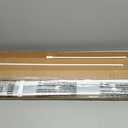 UNISHADES No Drill Blinds for Windows 1" Aluminum Cordless Mini Blinds L-Shaped Slat 100% Privacy, for Window Size 32.5" W 64" H - White