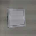 Funmit 4" Dryer Vent Cover for Exterior Wall Vent Hood Outlet Airflow Dryer Air Vent with Screen Includes 4 Screw for Easy Installation (White)