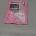 Lash Clusters Kit, DIY Cluster Eyelash Extensions 516mm,132pcs Fluffy D Curl Natural Lashes with Bond and Seal,Remover, TweezersNatural Fake Cat Eye Individual Manga Clusters 1-2-L