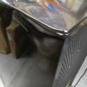 Midea MERM33S1AST Mini Fridge, 3.3 Cu.ft Compact Fridge with Internal Light, Adjustable Thermostat, Reversible Door, Low Noise for Dorm, Office, Bedroom, Stainless Steel (Silver)