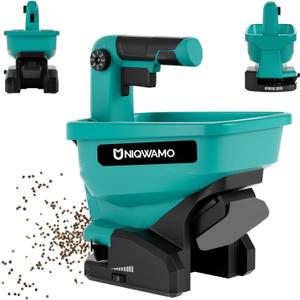 Grass Seed Spreader Compatible for Ma-kita BL1820B BL1830B BL1840 18v Li-ion Battery, Handheld Power Spreader, Seed Spreaders for Lawns, Rock Salt (Battery not Included)