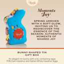 Venchi - Rabbit-Shaped Tin, 2.33 Oz, 6 Assorted Hazelnut Chocolate Mini Eggs, Gluten Free, Venchi Spring Collection Teresa Rego, Gift Idea, Mother's Day (EXP 01/31/27)