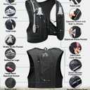 Zelvot Running Vest for Women Men, USA Original Patent, Lightweight Adjustable Running Hydration Vest with 2L Water Bladder, Reflective Hydration Backpack for Marathon Hiking