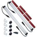 Litever Extra Under Cabinet Lighting Bars,12VDC, 3000K Warm White, with Mounting Clips, Screws, Self-Adhesive Pads. Compatible LL-008 Series ONLY-[2-Pack-3000K]