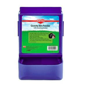 Kaytee Gravity Bin Feeder With Bracket Assorted Kaytee Gravity Bin Feeder With Bracket Assorted