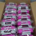 Juexica 12 Pack Mini Suitcase Party Favor, Hot Pink Cute Miniature Plastic Box Luggage Empty Candy False Eyelashes Travel Suitcase Gifts, Pink Theme Party Favors for Women Princess Birthday Supplies