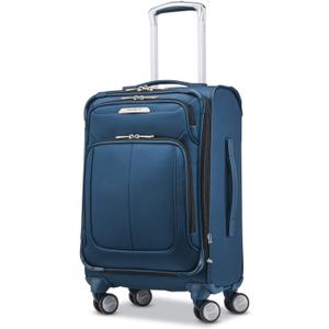 Samsonite Solyte DLX Softside Expandable Luggage with Spinner Wheels, Mediterranean Blue, Carry-On 20-Inch