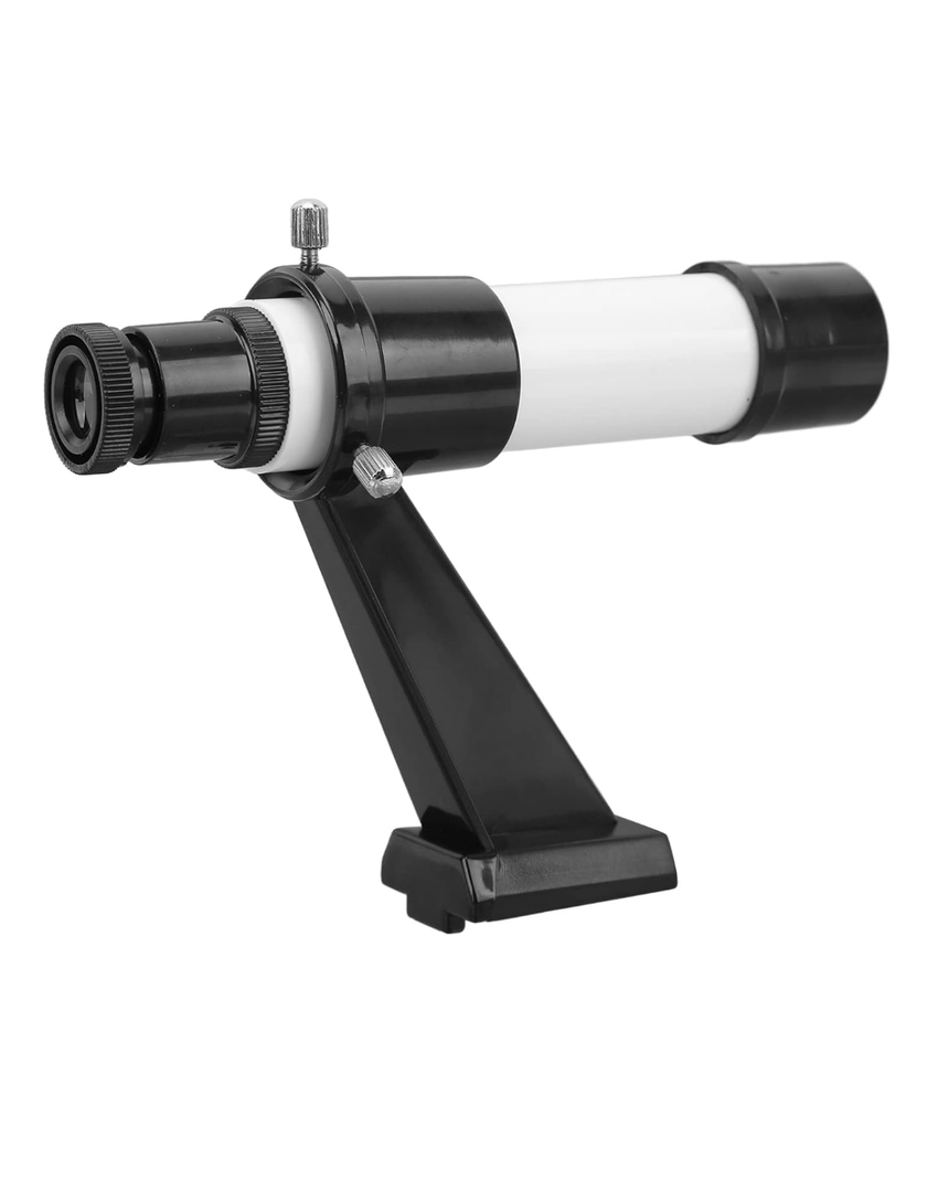 5X Astronomical Telescope Finder Scope with Inline Base Stand 5x24 Portable Crosfor Shair Telescope Finderscope scopes Scope 5X with crosfor Shairs